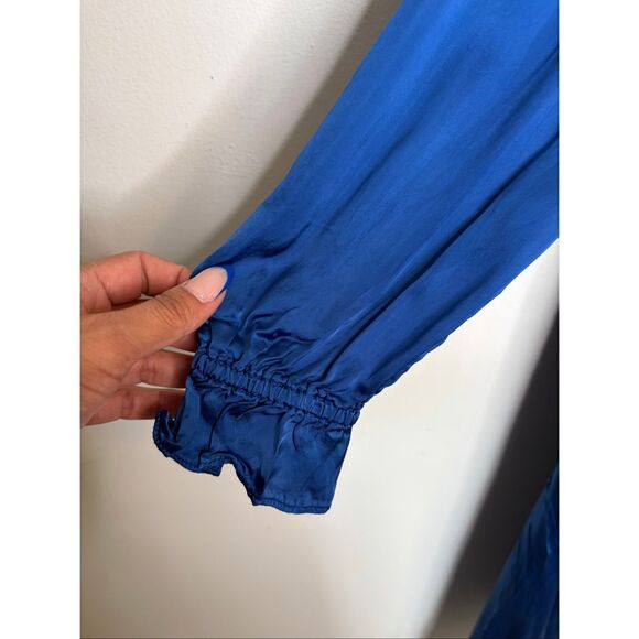 Aritzia Wilfred Satin Midi Dress - Picture 6 of 7